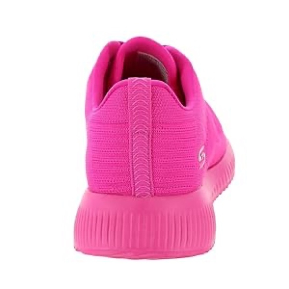 10/$25🦋 BOBS from Skechers Sport Squad Neon Pink Color Crash Trainers- Size 6.5 - Picture 5 of 16